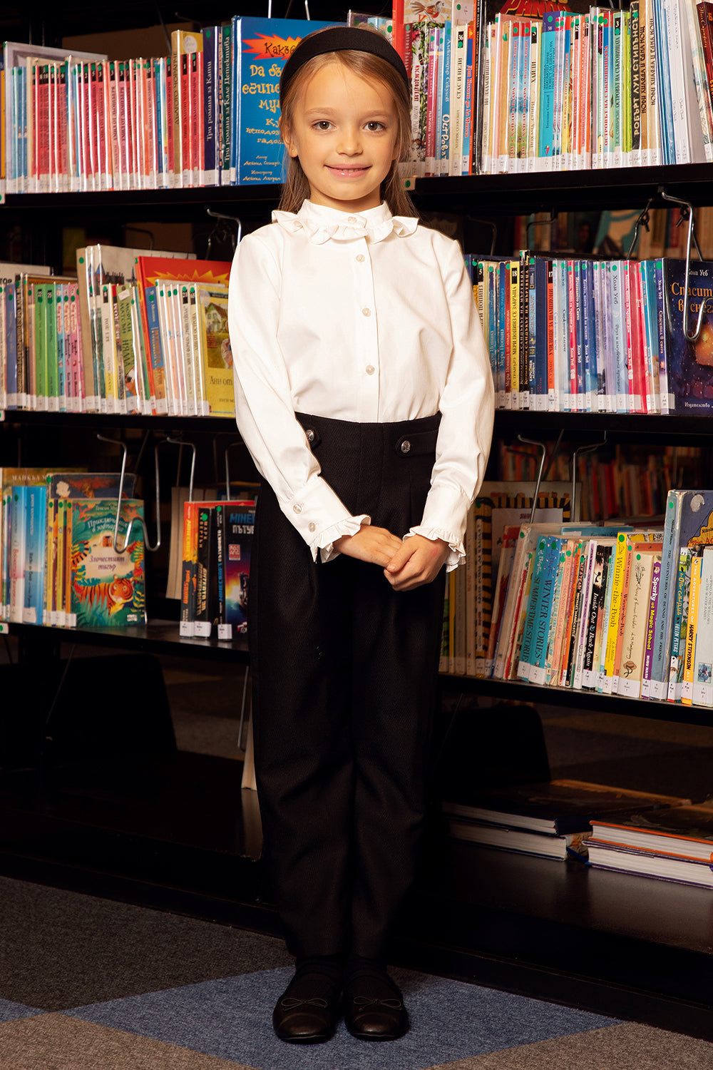 Черни панталони с копчета