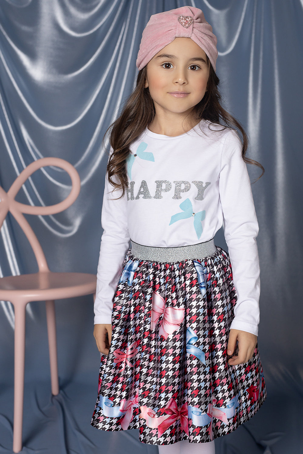 Тениска Happy glitter