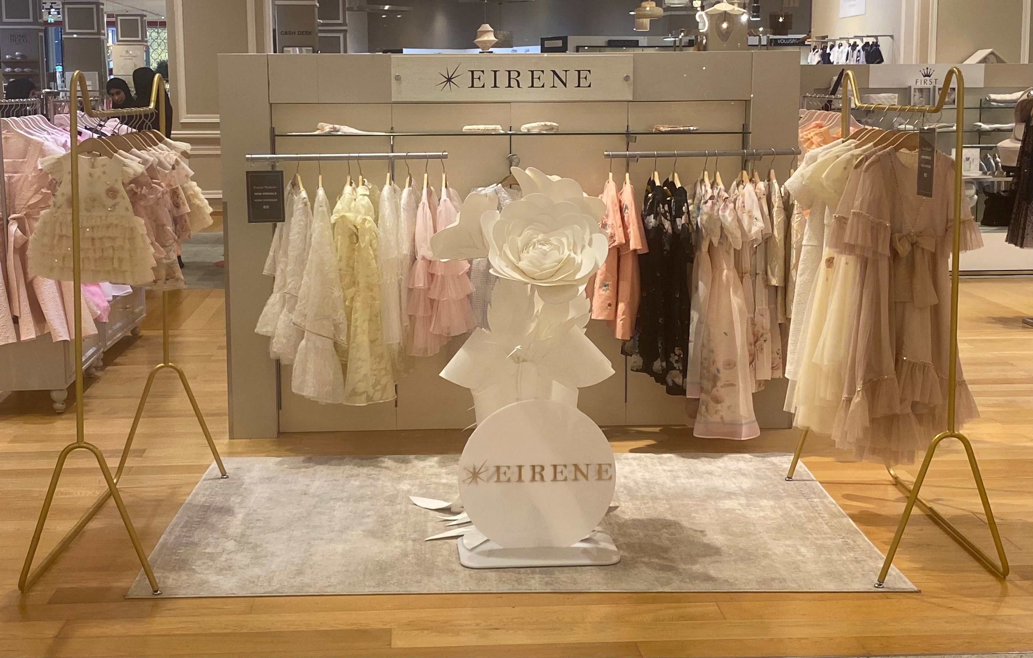 Щанд на EIRENE в Galeries Lafayette, Дубай